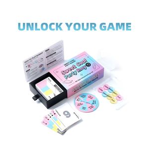 Jeu de cartes interactif personnalisé avec revêtement UV tendance, accessoires durables, collection de jeux de société haut de gamme, jeu de Rummy - Product Image 2