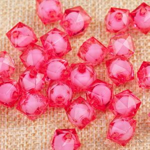 Acrylic Square <b>Beads</b> 8-16mm White For Jewelry Making DIY Craft Supplies - Product Image 3