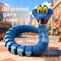 Crazy Animal City 2 Gary Serpent 77cm Figurine de collection Articulée Imprimée en 3D Modèle de simulation Cadeau pour collectionneurs et modélistes