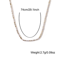 Collares Delicados de Cuentas Pequeñas de la Serie Go2boho para Mujer, Diseño Hecho a Mano, Regalos de Boda de Hawái