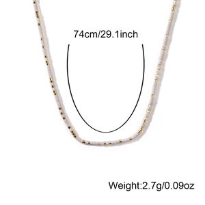 Collares Delicados de Cuentas Pequeñas de la <span class=keywords><strong>Serie</strong></span> Go2boho para Mujer, Diseño Hecho a Mano, Regalos de Boda de Hawái - Product Image 6