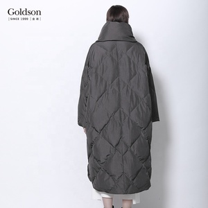 Piumino invernale <span class=keywords><strong>impermeabile</strong></span> da <span class=keywords><strong>donna</strong></span> con effetto piumino con colletto lungo lungo invernale da esterno - Product Image 6