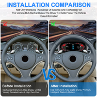 Tableau de bord numérique Navihua, tableau de bord d'origine pour BMW Série 3 E90 E91 E92 2005-2012, cockpit virtuel