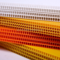 Usine de production vend des panneaux ondulés en plastique PP 4*8, épaisseur 2-7 mm, recyclables, ignifuges, pour rembourrage et cloisons.