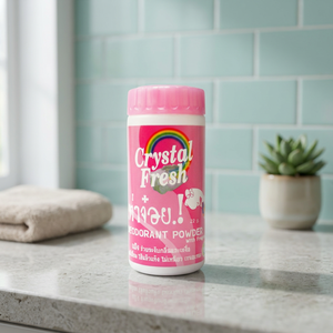 CRYSTAL FRESH Thailand (Bangkok) Herbal Unisex <b>Body</b> Deodorant <b>Powder</b> 22g (CP-022 Scent) ISO9001 ISO22716 OTOP Certified - Product Image 1
