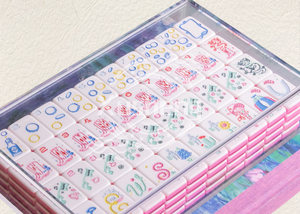 <span class=keywords><strong>Miss</strong></span> Denim 160 Sets - Fichas de Mahjong Blancas de Lujo, Modernas, Plegables, Hechas a Mano, Portátiles, de Acrílico, para Fiestas y Entretenimiento - Product Image 3