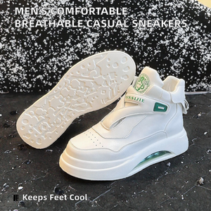 Zapatos Deportivos Casuales Retro Personalizados de Moda para Hombre, Cómodos para Correr, Transpirables, con Malla, Plantilla de PU para Aumentar la Altura - Product Image 2