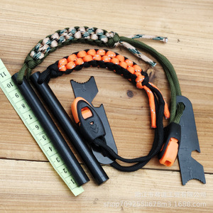 Allume-feu de survie extérieur étanche en magnésium et acier, accessoire d'outil de démarrage de feu de camping 10100 - Product Image 1