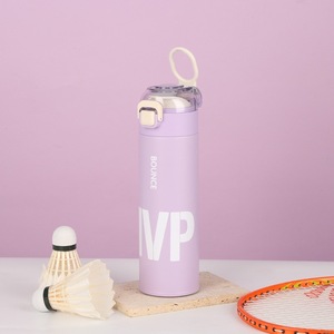 Stainless Steel 316 Modern Straight <b>Vacuum</b> Insulated Portable <b>Handheld</b> Drinking Cup with Lid and Rope Leak-Proof - Product Image 4