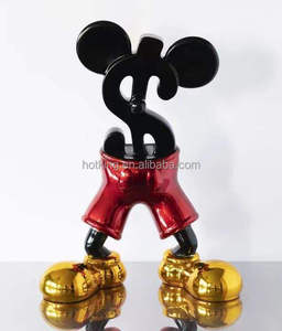 <span class=keywords><strong>Pop</strong></span> Arts Decor Escultura Resina Dólar <span class=keywords><strong>Mickey</strong></span> Escultura Para Home Office Shop Display - Product Image 5