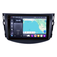 Lecteur audio de voiture 9 pouces avec écran Incell, compatible Android 15, caméra de recul, DSP, 4G LTE, GPS, radio stéréo pour Toyota RAV4 2007-2013