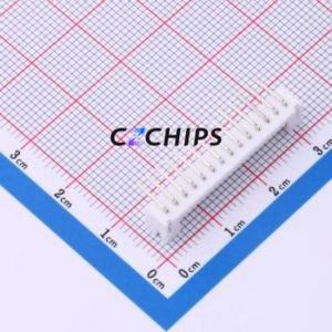 W2001100-14PW2113 Wire-to-Board Pin Header Bent Lead Through Hole,P=2mm Connector 1x14P 2mm Right Angle Insert PH - Product Image 2