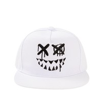 Casquette de baseball Hip-Hop à visière plate, motif drôle Citrouille, Fantôme, Démon, pour Halloween, Danse de rue, Chapeau d'extérieur, Casquette de camionneur brodée