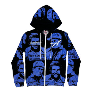 High-end Custom Version, a <strong>Large</strong> Selection of Classic Winter Letter <strong>Hoodies</strong> with Pocket Design, Cotton, Loose-fitting Fashion - Product Image 4