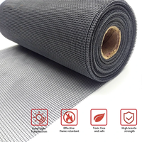 Malla Mosquitera de Fibra de Vidrio Lavable y Resistente al Fuego, Diseño Moderno para Uso Comercial, Fácil Instalación