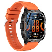 Reloj inteligente QX15 de moda clásica con pantalla IPS BT Call & Voice Assistant Body Temperature & Fitness Tracker Smartwatch