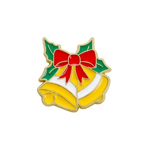 Mignon Père Noël Guirlande Elk Ange Renne Broche Broches De Noël Émail En Vrac Étiquettes Vêtements Veste Décoration Métal Artisanat - Product Image 6