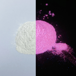 Pigmento en polvo fotoluminiscente rosa polvo luminoso Premium polvo que brilla en la oscuridad cargado por la luz - Product Image 4