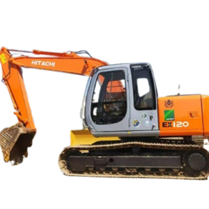 Excavatrice hydraulique Hitachi ZX120 d'occasion de taille moyenne, 12 tonnes, à prix bas, faible nombre d'heures de travail, excellente performance pour la construction - Product Image 1