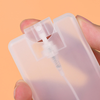 Vente Flash : Flacons Vaporisateurs de 20 ml en Plastique en Forme de Carte de Crédit – Vaporisateur de Parfum de Poche Blanc, Noir, Transparent