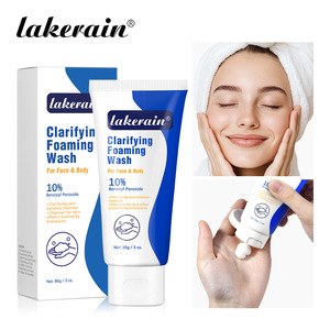 Nettoyant facial en profondeur 10% <span class=keywords><strong>de</strong></span> peroxyde <span class=keywords><strong>de</strong></span> benzoyle, nettoyant moussant anti-acné pour un <span class=keywords><strong>nettoyage</strong></span> en profondeur et une peau plus claire - Product Image 1