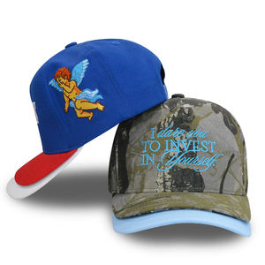 Gorra de Béisbol Bordada de Doble Visera (Estilo Color-Block) - Gorras con Logotipo Personalizado: un Accesorio de Moda para Exteriores - Product Image 6