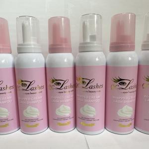 Grosir sampo pembersih krim kocok mawar untuk ekstensi bulu mata Kustom 100ml bebas sobek Pembersih Krim kocok Vegan - Product Image 3