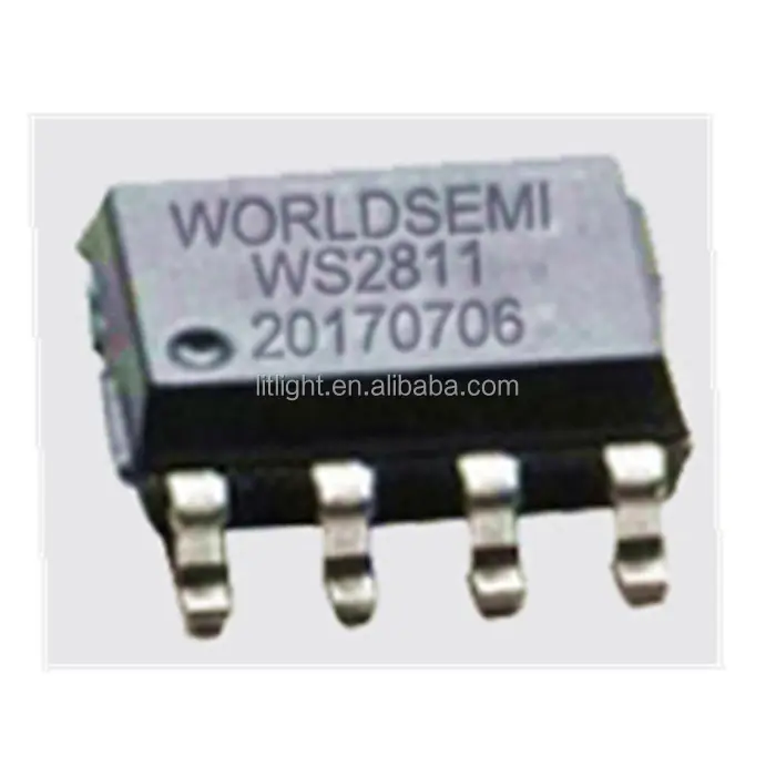 Orijinal 5V-12V entegre devre mikroişlemci elektronik bileşen kaynağı LED sürücü IC WS2801S WS2811M WS2811 adreslenebilir