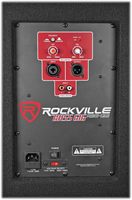 Rockville RBG12S Bass Gig 1400W Caisson de basses actif PA 12 pouces 8 ohms Basses profondes Conception portable Crossover réglable DJ Événements en direct