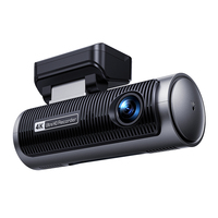 Caméra embarquée 4K Ultra HD IPS 3,17 pouces avec Wi-Fi, capteur G, vision nocturne, enregistrement en boucle et double DVR
