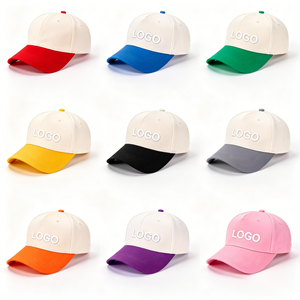 OEM ODM Custom Logo 6 Panel Two Tone Baseball Caps Wholesale Structured a Frame 100% Cotton Gorras Baseball Sport <b>Hats</b> - Product Image 1