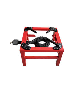 Portatile propano all'aperto barbecue campeggio propano resistente agli urti ghisa cucina all'aperto cucina giardino stufa rossa - Product Image 2