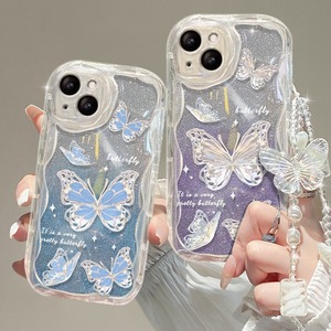 Bán Buôn trong suốt dễ thương Ins phong cách thiết kế TPU điện thoại di động Trường hợp điện thoại không thấm nước Trường hợp với vòng đeo tay - Product Image 1