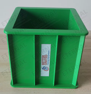 Molde de cubo de hormigón de plástico de 150mm para laboratorio - Product Image 2