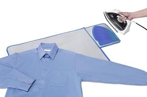 เสื่อรีดผ้า / ผ้าห่ม / แผ่นรองใหม่พร้อมที่วางเหล็ก พับและจัดเก็บได้ง่าย - Product Image 3