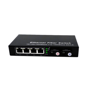 Factory Hot Selling Gigabit Network <b>Switch</b> 2 Fiber 4 RJ45 Optic Transceiver Media Converter BIDI 20KM Ethernet <b>Switch</b> <b>Poe</b> Gigabi - Product Image 3