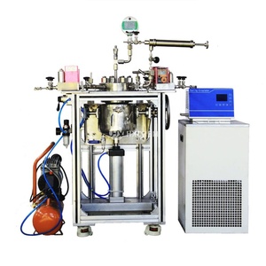 Système de réacteur de laboratoire haute performance bibo 1 litre sans agitation, avec régulateur de débit et dispositif d'échantillonnage en acier inoxydable - Product Image 1