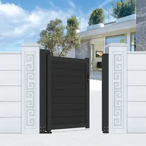 Aas Hoge Kwaliteit Outdoor Metalen Ingang Glijdende Roestvrijstalen Grote Hoofdpoort Ontwerp Voor Huizen Aluminium School Hoofdpoort Ontwerp