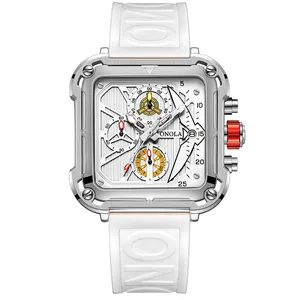 奥诺拉6831男装奢侈品牌手表自动计时男装贝尼亚尔自动手表男装手表com