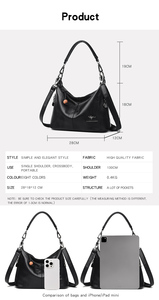 New Fashion Women's High Quality Pu Leather Lady Shoulder Handbag New Designs Bags Large Women Handbags <b>Tote</b> Bag - Product Image 3