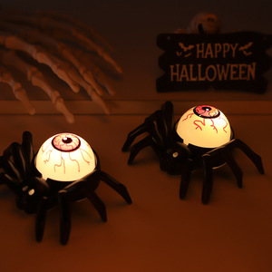 Lumières LED Citrouille Squelette Halloween, Bougie Araignée à Effet Lumineux pour Ambiance Festive et Décorations en Forme de Fantôme - Product Image 3