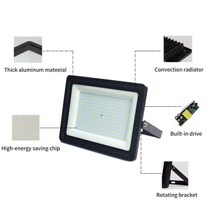 Wharf Outdoor IP66 Reflector LED inteligente 50W a 200W Luz fundida reflectante para carretera 100W a 150W Reflector de iluminación - Product Image 3