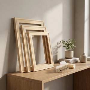 Cornice in Legno di Pino Ecologica Personalizzata per Tele e Quadri, Moderna Cornice Fai-da-Te per Esposizione di Dipinti e Arte Murale - Product Image 2