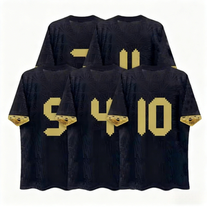 Maillot de football de club Quality World Aces 25/26, version fan et joueur, col rond, 100 % polyester, tailles S-4XL - Product Image 1