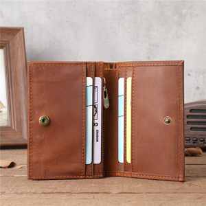 2024 nouveau portefeuille court en cuir véritable pour hommes 1133 épaissi première couche porte-carte en peau de vache pour <span class=keywords><strong>papa</strong></span> et jeunesse nouveau Style - Product Image 1