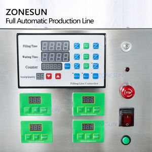 ZONESUN ZS-FAL180C4 Automático Desktop Bomba Peristáltica Colírio Líquido Pequena Linha de Enchimento de Garrafas de Nivelamento E Rotulagem Máquina - Product Image 2
