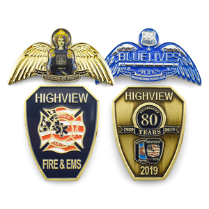 Monete Commemorative Personalizzate in Smalto 3D con Aquila, Motivi Commemorativi e di Intrapresa per Collezione e Regalo - Product Image 3