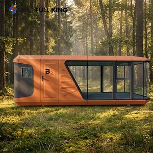 Casa Cápsula Prefabricada de Aluminio Micro Modular, Casa Móvil Inteligente, <span class=keywords><strong>B</strong></span>&<span class=keywords><strong>B</strong></span>, Oficina, Sala de Estar, Diseño Moderno con Energía Solar - Product Image 5