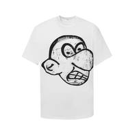 Fabricant personnalisé de t-shirts coupés en coton noir T-shirt graphique Boxy vintage lavé à l'acide pour hommes vente en gros