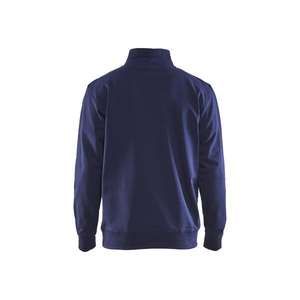 BLAKLADER - 3353115889854XL Sudadera de 2 tonos con media cremallera Azul marino/Azul aciano-EAN 7330509456019 WORK HOODIES - Product Image 2